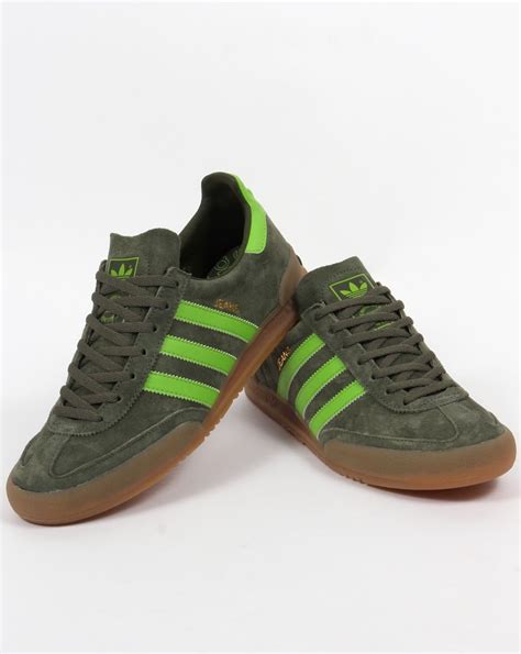 adidas originals jeans trainers green.